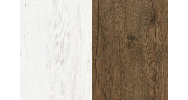 Ložnice KABIR 2 s postelí 180x200 cm, borovice andersen/dub april