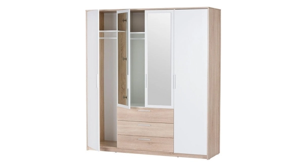 Ložnice LANAI, dub sonoma/bílá