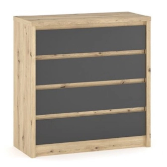 Ložnice MALAITA, dub artisan/šedá