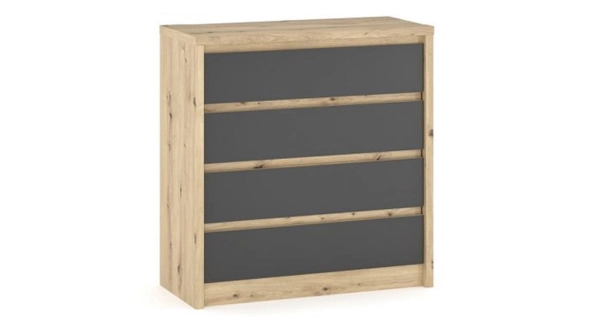 Ložnice MALAITA, dub artisan/šedá