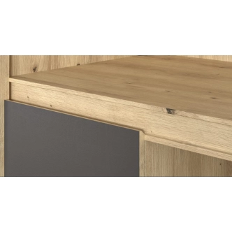 Ložnice MALAITA, dub artisan/šedá