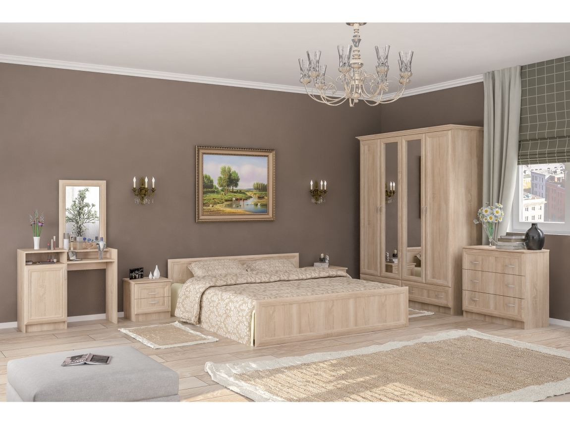 Ložnice PLANTAGO, dub sonoma