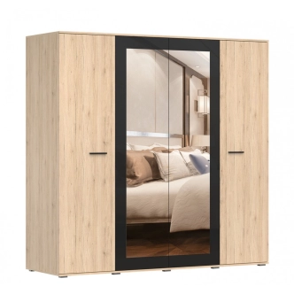 Ložnice RADICH, dub sanremo/černá