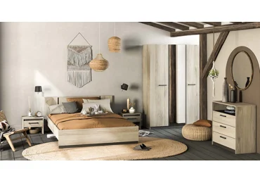 Ložnice TODY, dub kronberg/dub waterford