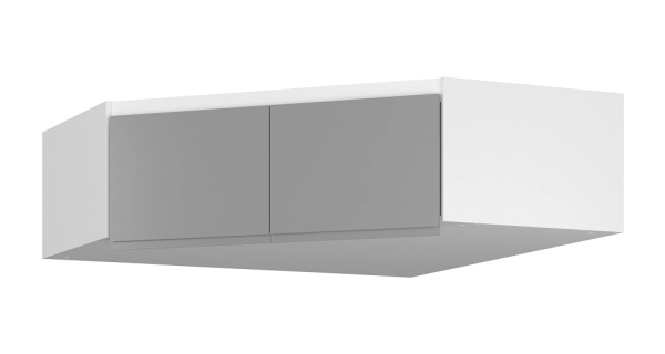 Ložnice ZAIRE, alpská bílá/šedá