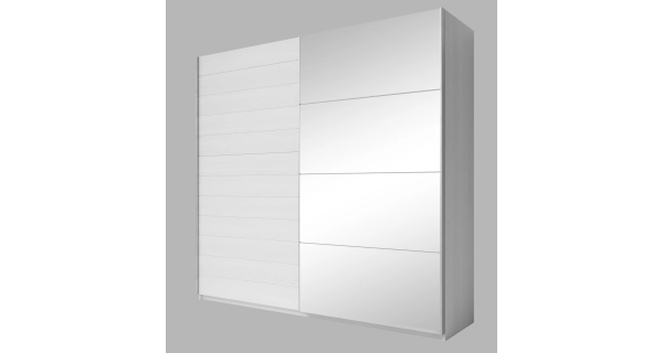 Ložnice ZANDER 2 s postelí 180x200 cm, abisko ash