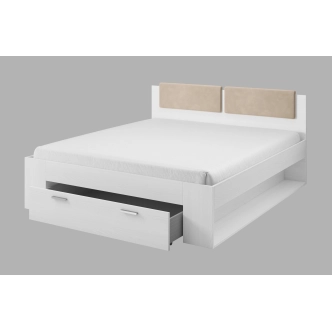 Ložnice ZANDER 2 s postelí 180x200 cm, abisko ash