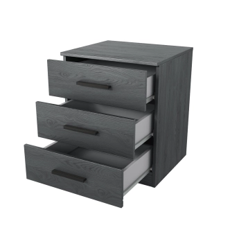 Ložnice ZANDER 2 s postelí 180x200 cm, dub carbon