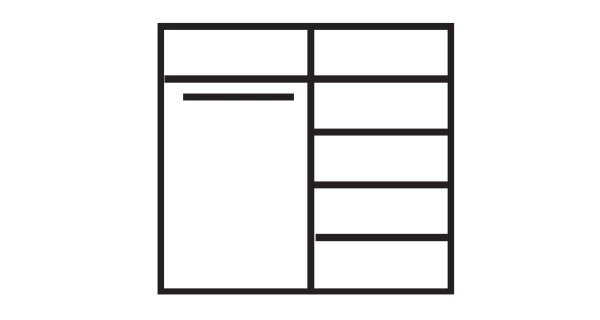 Ložnice ZANDER 2 s postelí 180x200 cm, dub monastery/černý lesk