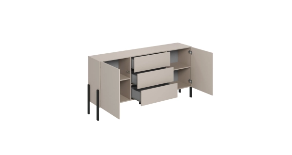 LUCERNE komoda 2D3S 180 cm, kašmír