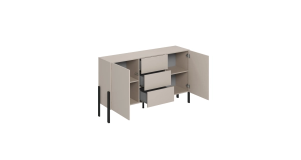 LUCERNE komoda 2D3S, kašmír