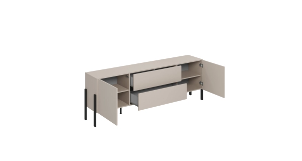 LUCERNE TV stolek 2D2S, kašmír