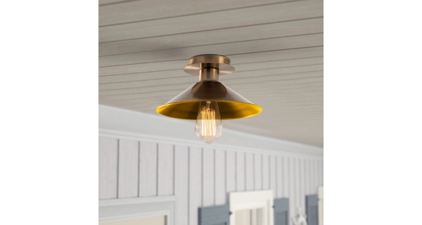 Lustr SOLLAN 1xE27 24x12 cm, vintage