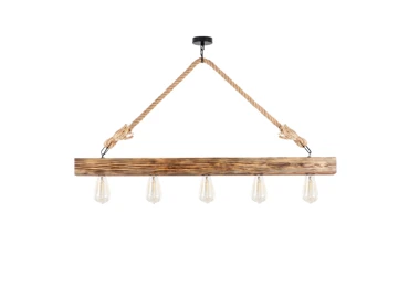 Lustr TORTOR 5xE27 100x53 cm, přírodní
