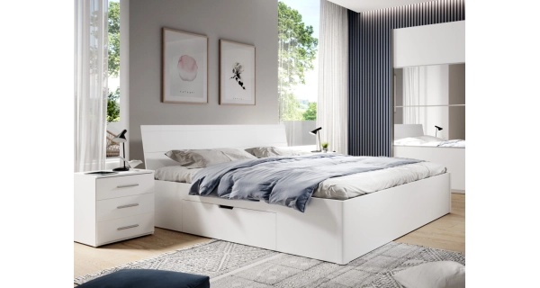 MAGGIE postel 160x200 cm, bílá