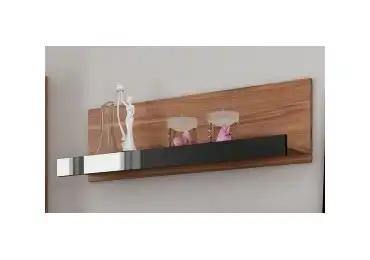 Malá police MOLTENO, švestka wallis/černý lesk