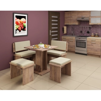 Malý stůl GURLAN, craft tobaco, 5 let záruka