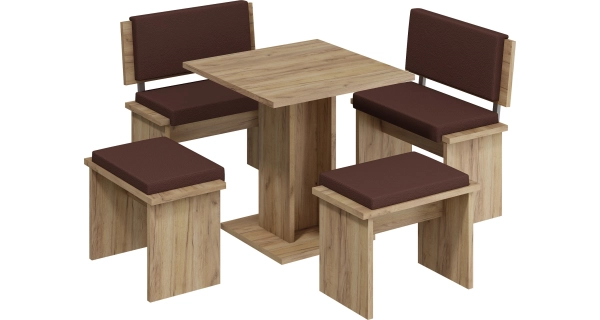 Malý stůl GURLAN, craft zlatý, 5 let záruka