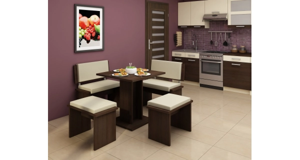 Malý stůl GURLAN, dub sonoma tmavý, 5 let záruka