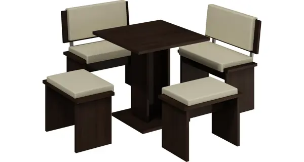 Malý stůl GURLAN, dub sonoma tmavý, 5 let záruka