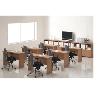 MANIPA psací stůl 150 cm, třešeň