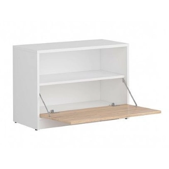 MARIONET botník s jedním výklopem, bílá/dub sonoma, 5 let záruka