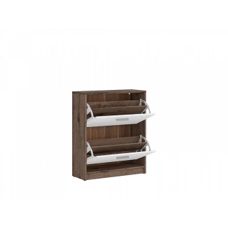 MARIONET botník se dvěma výklopy, dub monastery/bílá, 5 let záruka