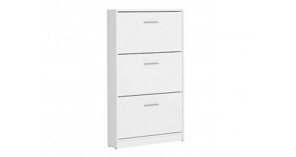 MARIONET botník se třemi výklopy, bílá, 5 let záruka