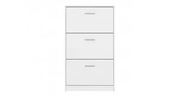 MARIONET botník se třemi výklopy, bílá