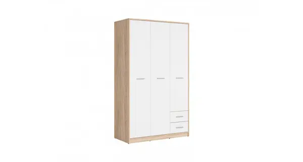 MARIONET kombinovaná skříň, dub sonoma/bílá