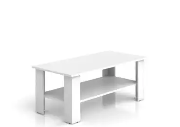 MARIONET konferenční stolek, bílá