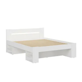 MARIONET postel 160x200 cm, bílá BEZ ROŠTU