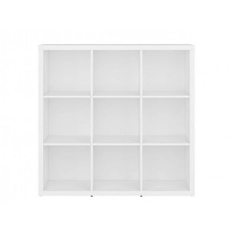 MARIONET regál 3x3, bílá, 5 let záruka