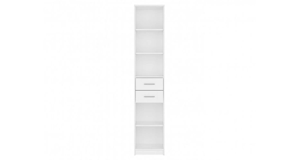 MARIONET regál se dvěma šuplíky, bílá, 5 let záruka