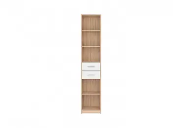 MARIONET regál se dvěma šuplíky, dub sonoma/bílá