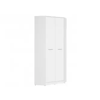 MARIONET rohová skříň, bílá