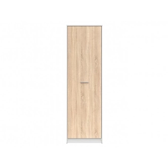 MARIONET skříň jednodvéřová, bílá/dub sonoma, 5 let záruka