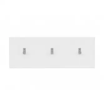 MARIONET věšák se třemi závěsy, bílá