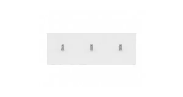 MARIONET věšák se třemi závěsy, bílá