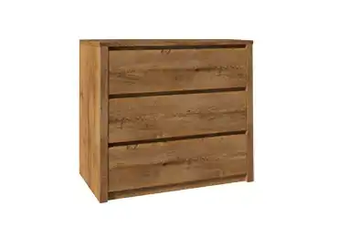 MARLETT komoda 3S, dub lefkas tmavý