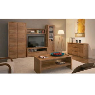 MARLETT konferenční stolek, dub lefkas tmavý