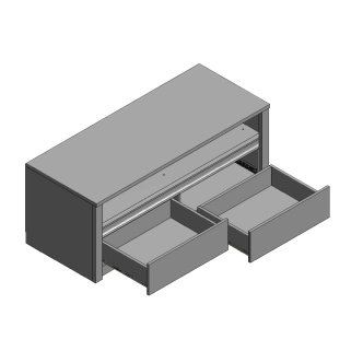 MARLETT stolek RTV, dub lefkas tmavý