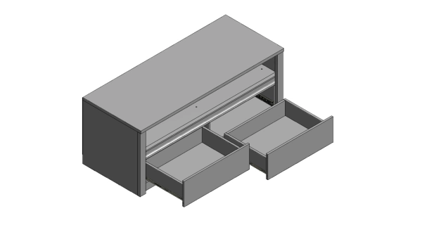 MARLETT stolek RTV, dub lefkas tmavý