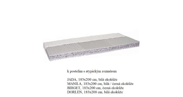 Matrace CROCID ATYP 183x200 cm