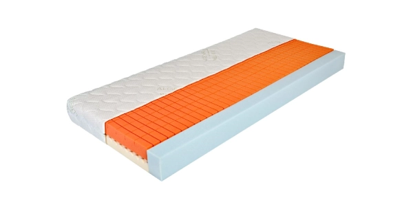 Matrace DERMES 200x80 cm s potahem aloe vera, výška 14 cm