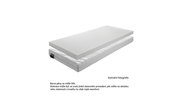 Matrace ZELT, pěnová, 150 x 90 cm