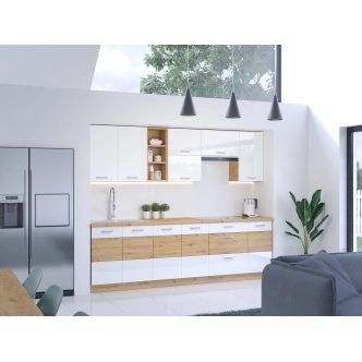 MEADOW, dolní regál 15 D OTW BB, korpus: dub artisan