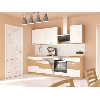 MEADOW, dolní regál 30 D OTW BB, korpus: dub artisan