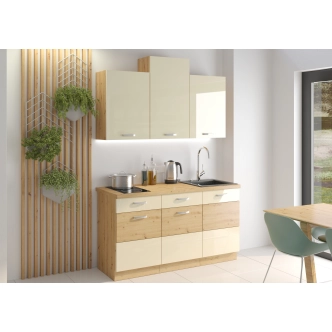 MEADOW, dolní regál 30 D OTW BB, korpus: dub artisan