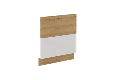 MEADOW, dvířka na myčku ZM 570x596, dvířka: bílý lesk, dub artisan